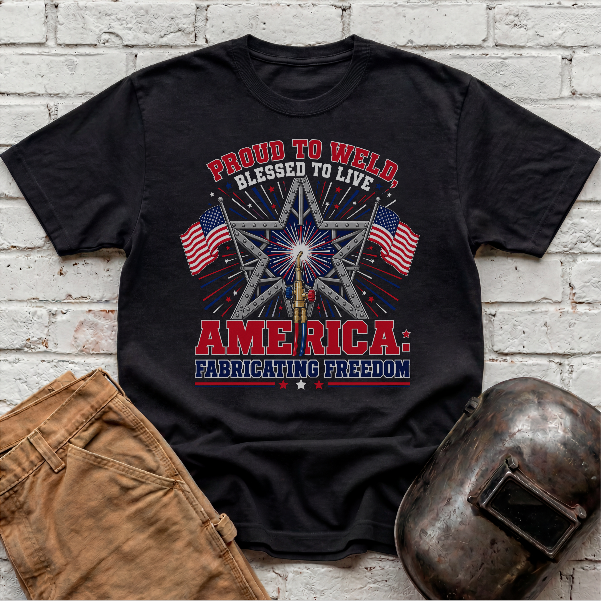 Proud To Weld America T-shirt