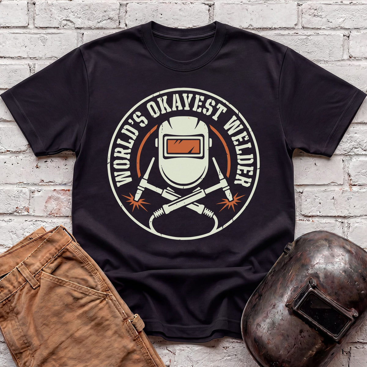 World's Okayest Welder T-shirt