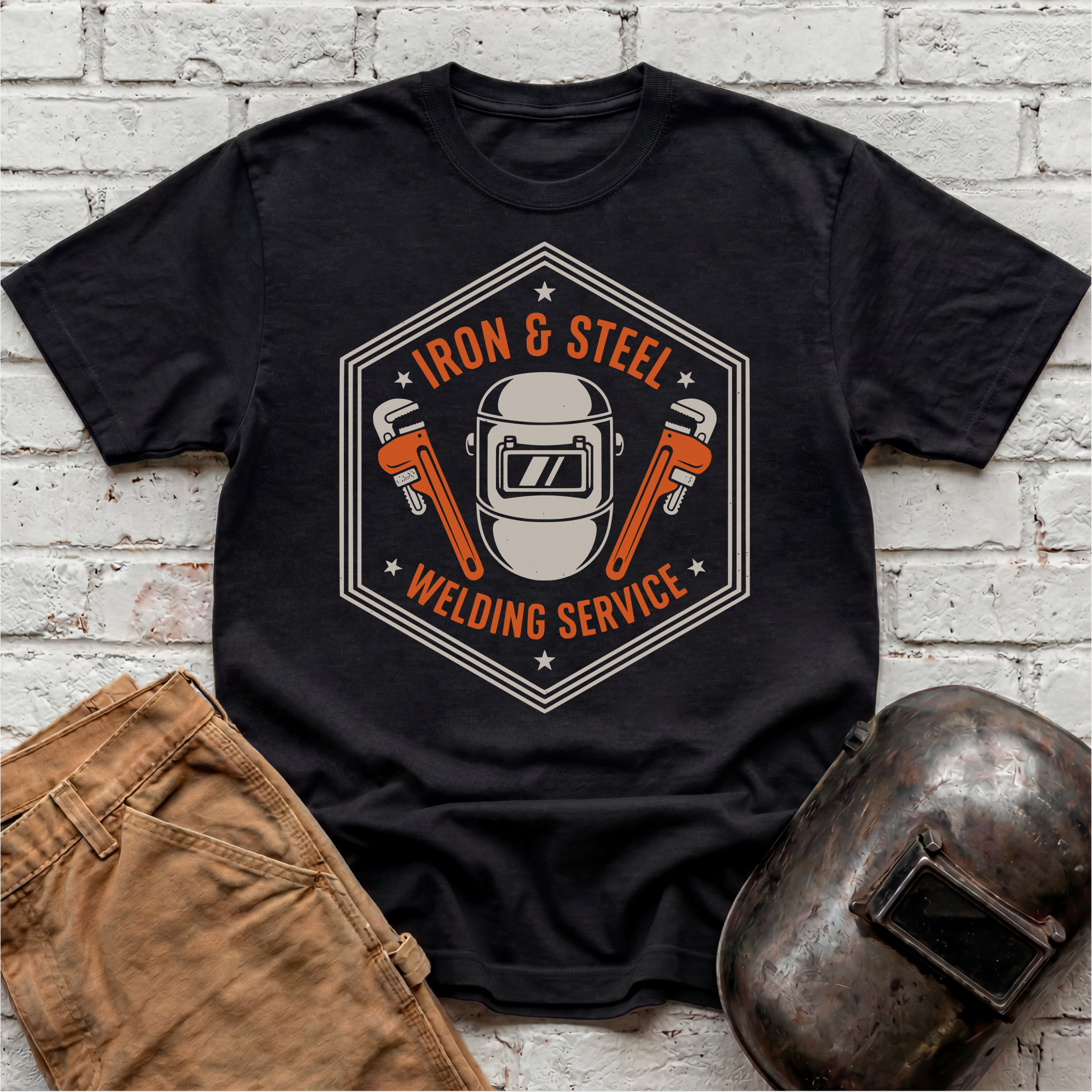 Iron&Steel Welding Service T-shirt