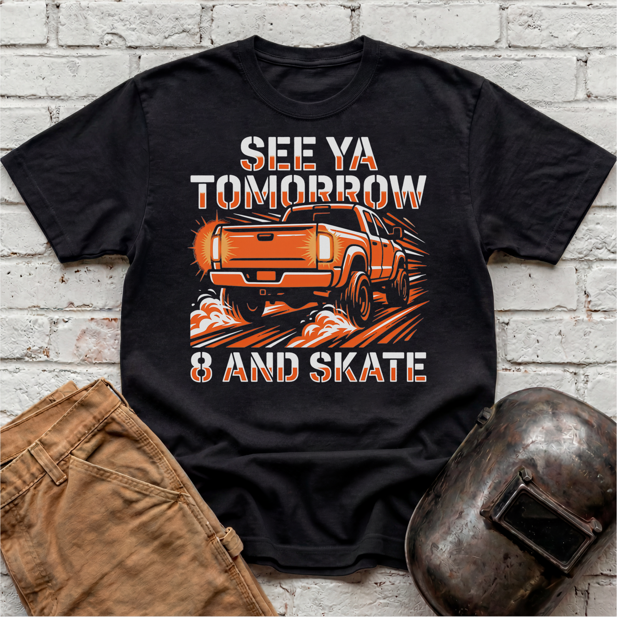 8 and SKATE T-shirt