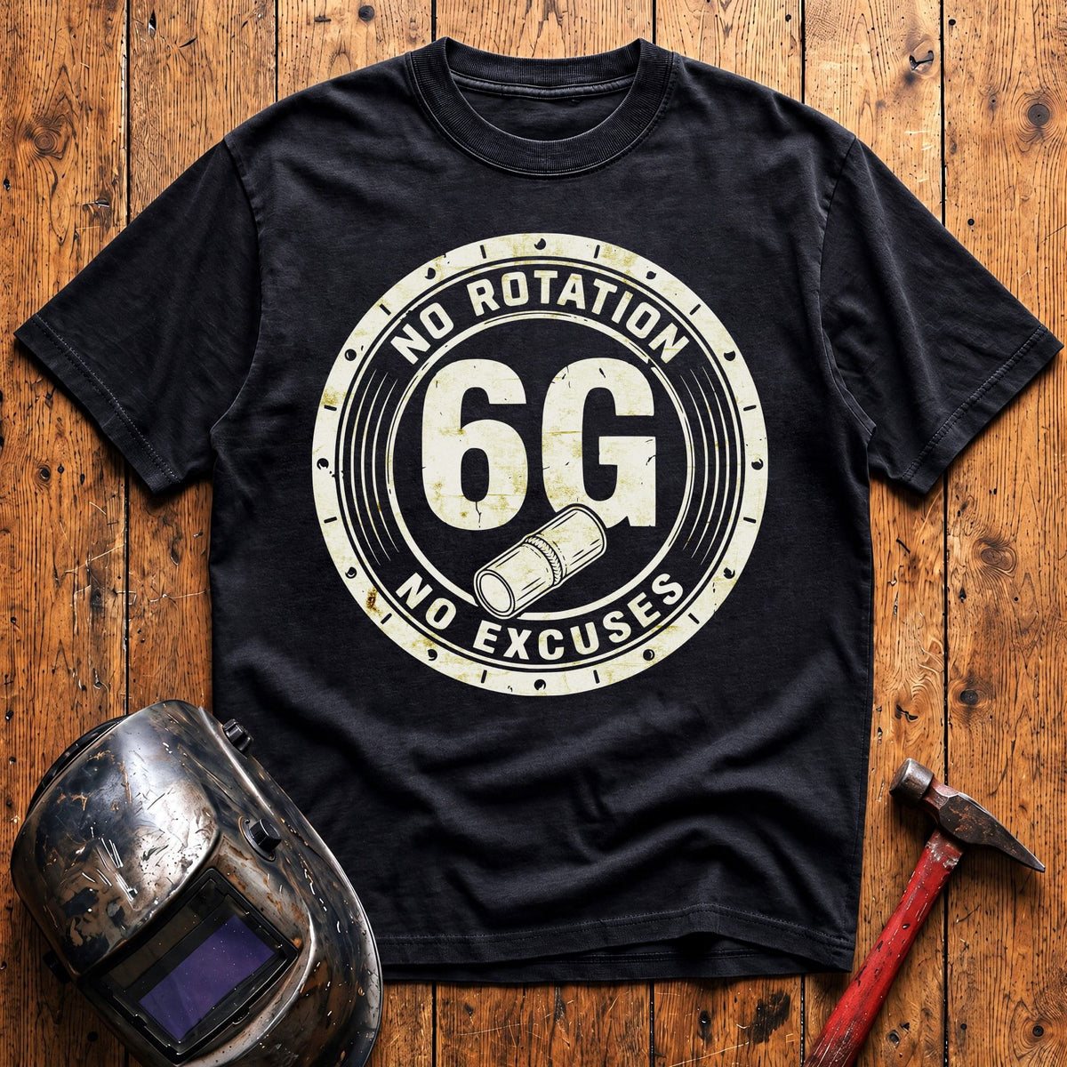 6G NO Rotation NO Excuses T-shirt