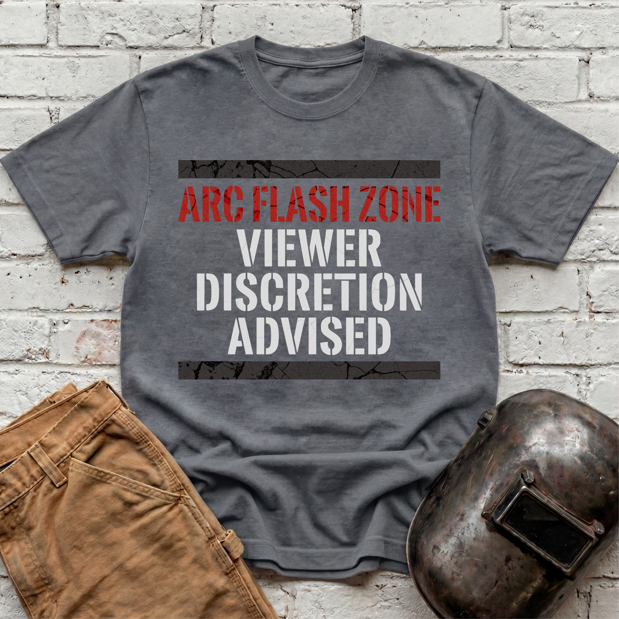 ARC FLASH ZONE Viewer Discretion Advised T-shirt