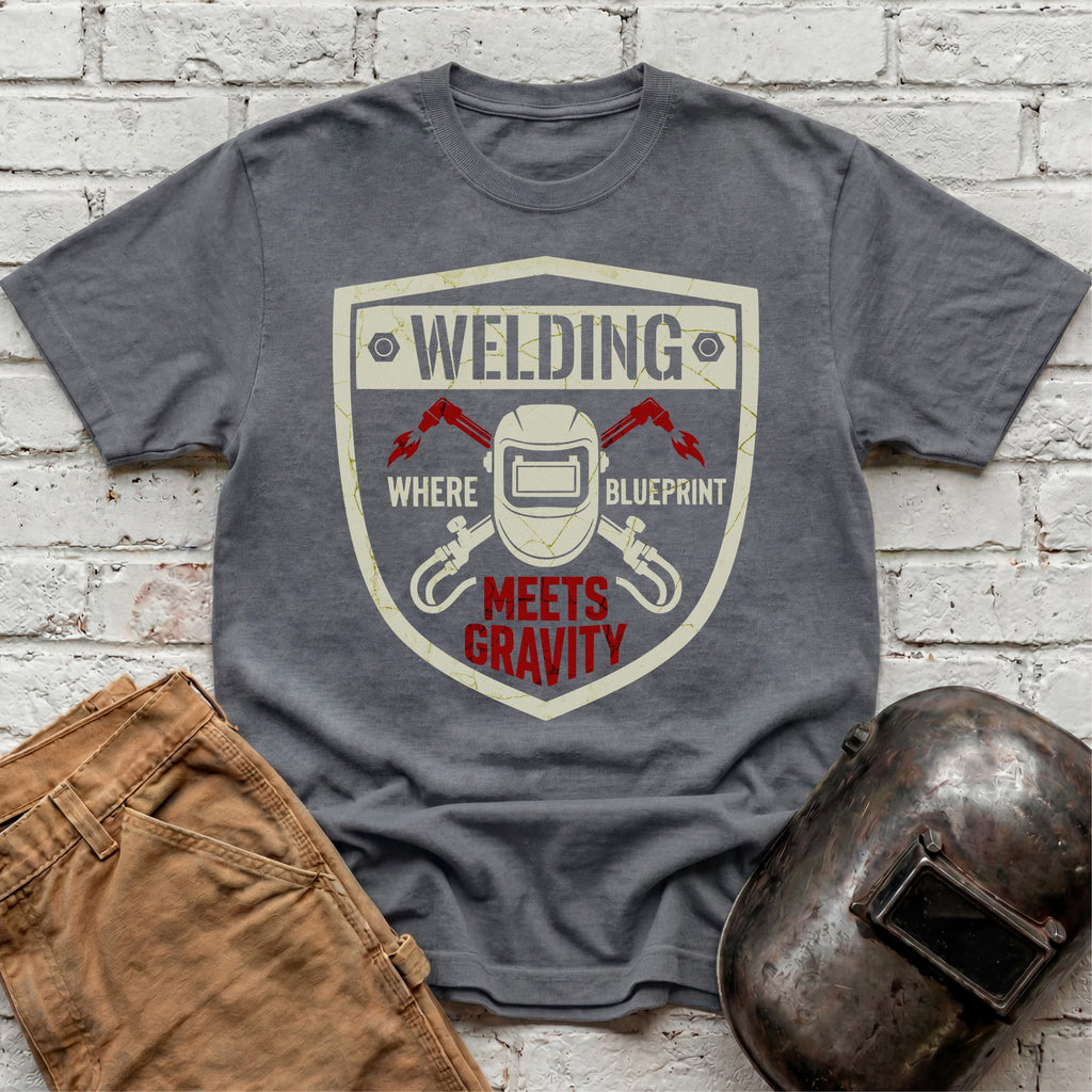 Where Blueprint Meets Gravity T-shirt