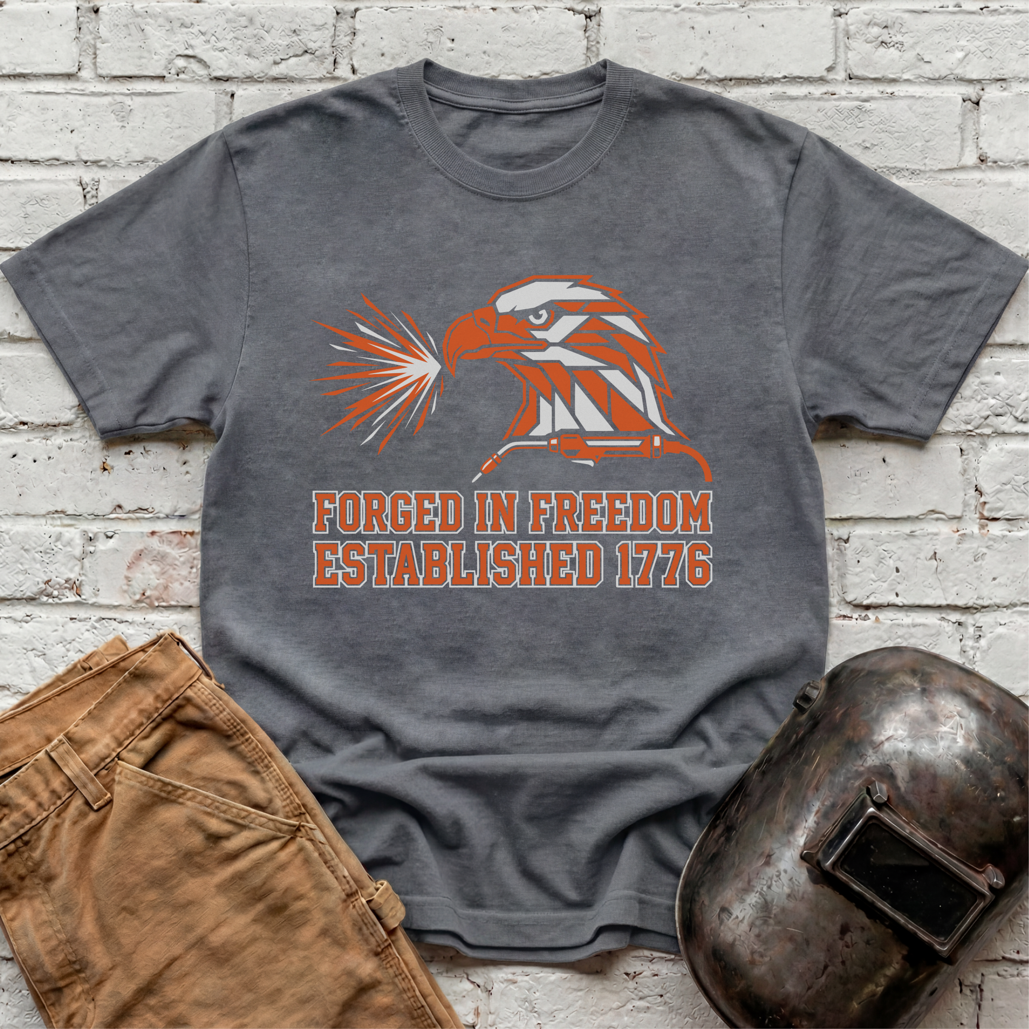 Forged in Freedom, Est. 1776 T-shirt