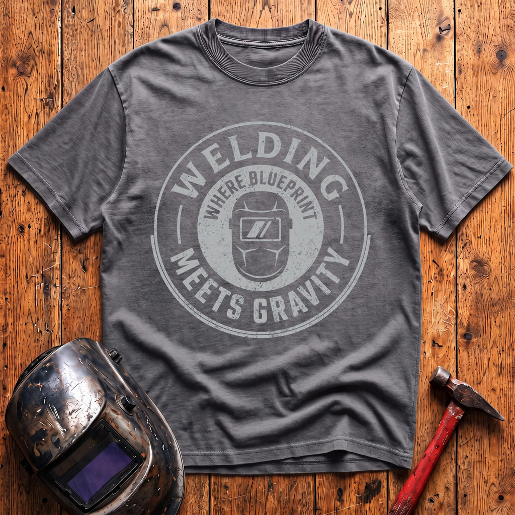 Where Blueprint Meets Gravity T-shirt