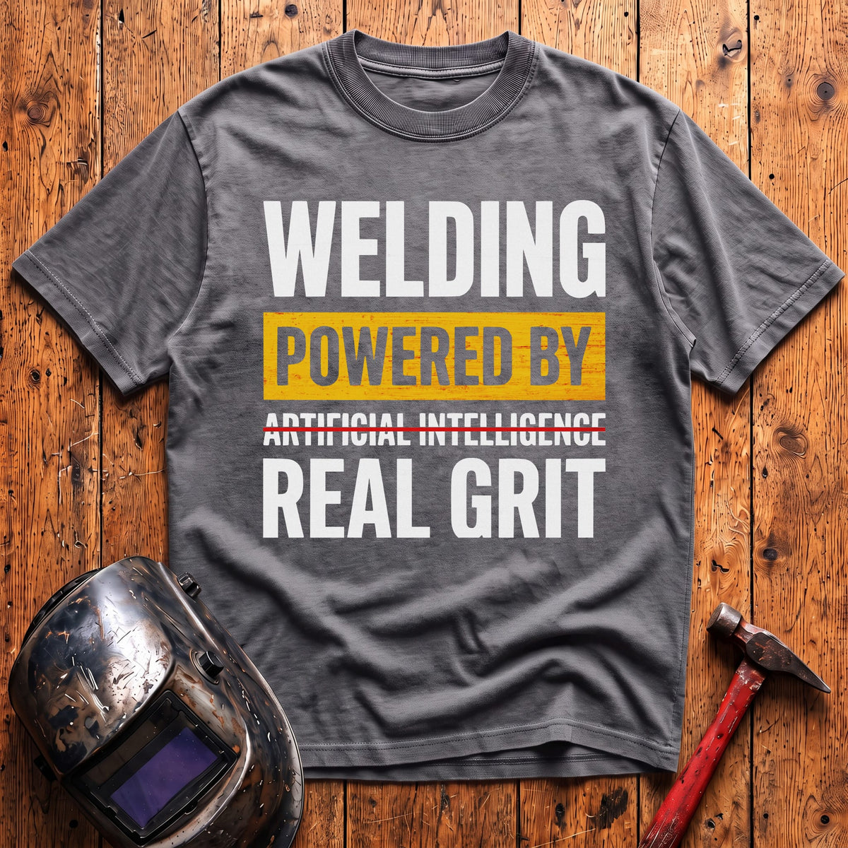 Welding Powered by Real Grit T-shirt