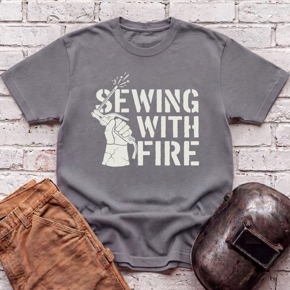 Sewing with Fire T-shirt