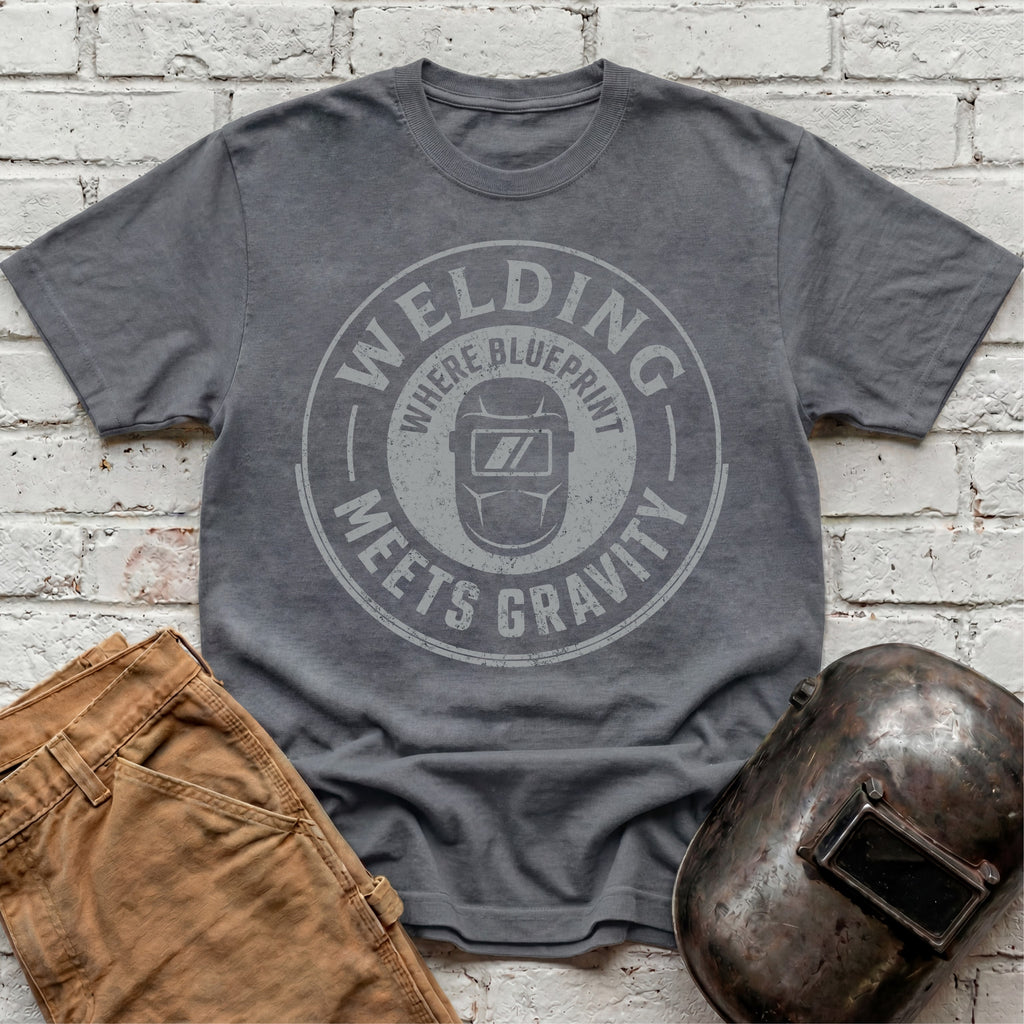 Where Blueprint Meets Gravity T-shirt