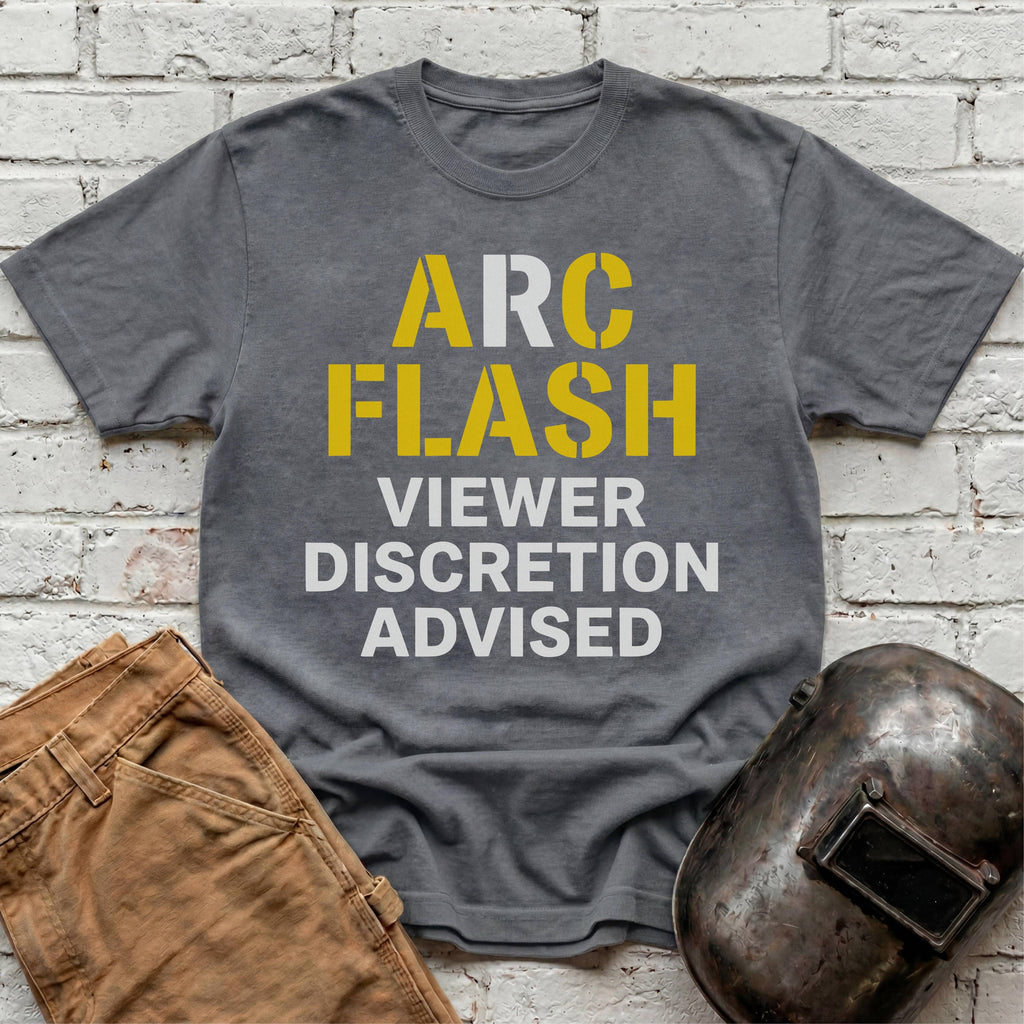 ARC FLASH Viewer Discretion Advised T-shirt