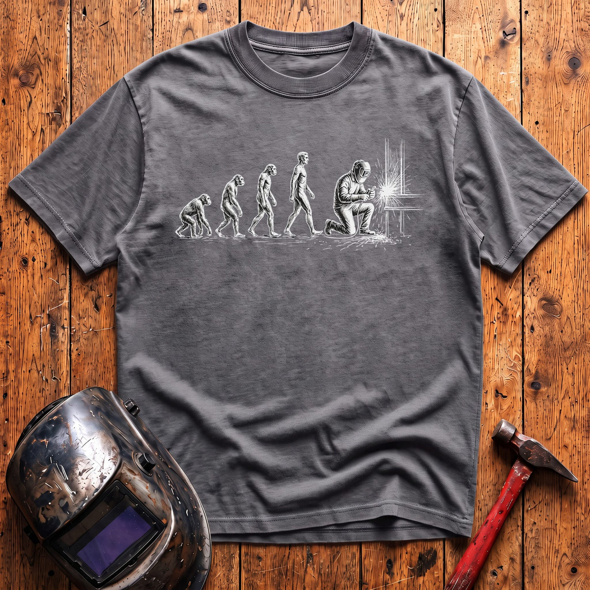 Welder evolution T-shirt