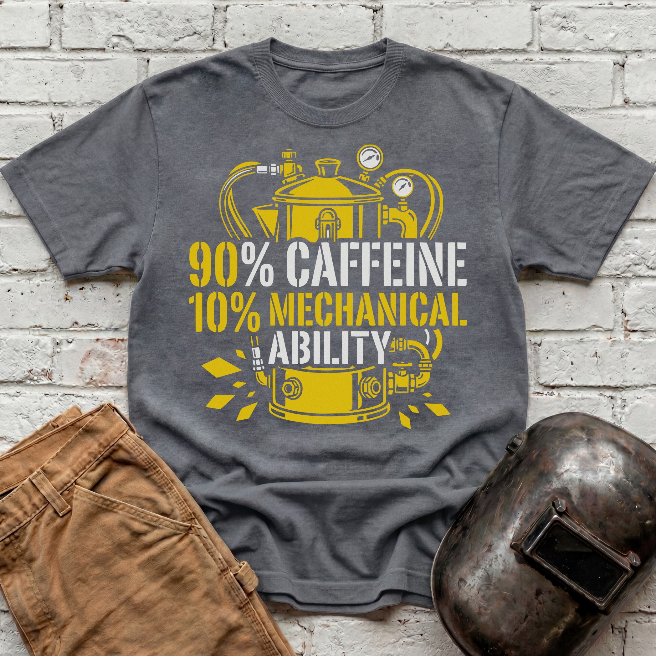90% Caffeine 10% Mechanical Ability T-shirt