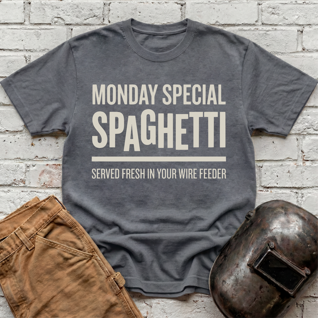 Monday special SPAGHETTI in your WIRE FEED T-shirt