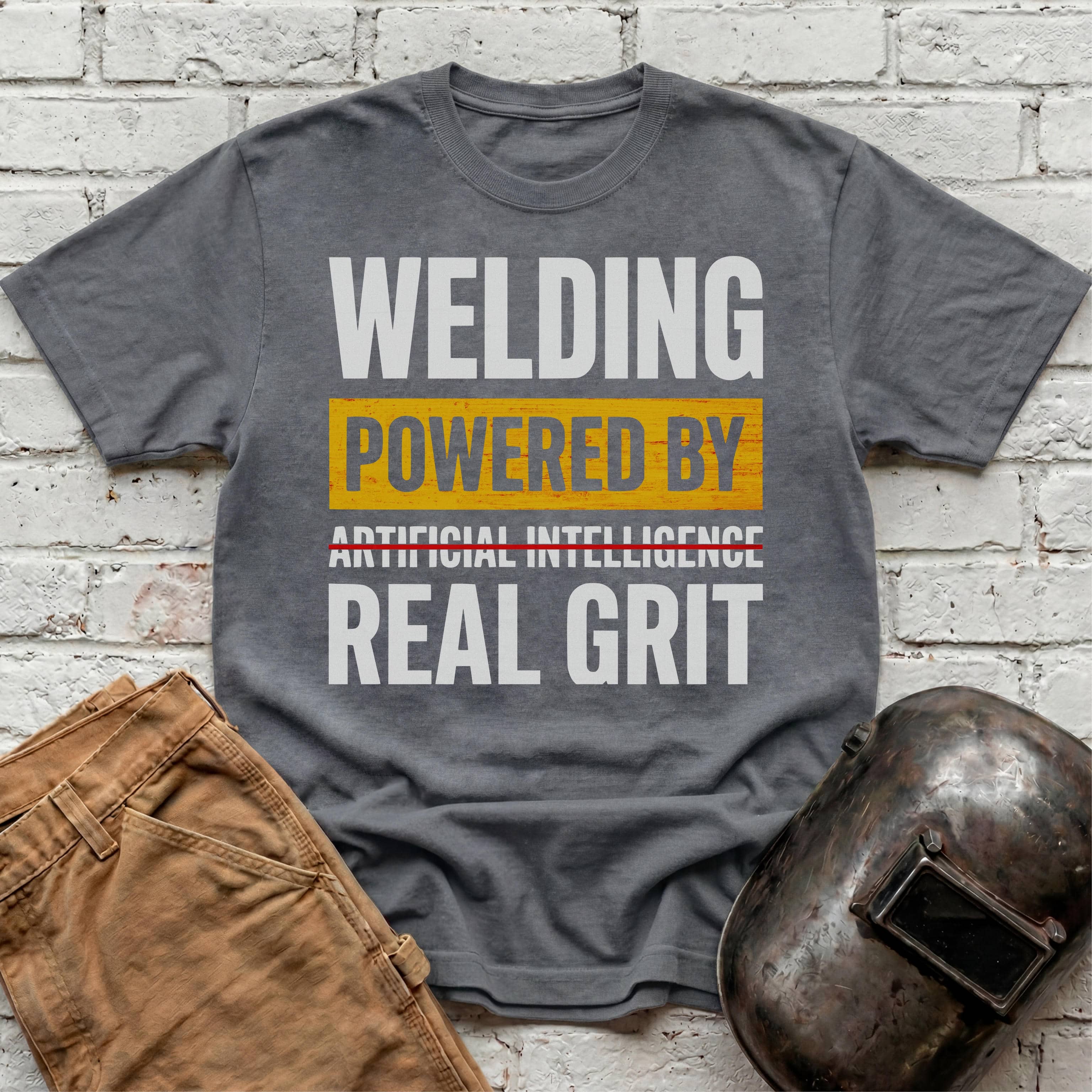 Welding Powered by Real Grit T-shirt