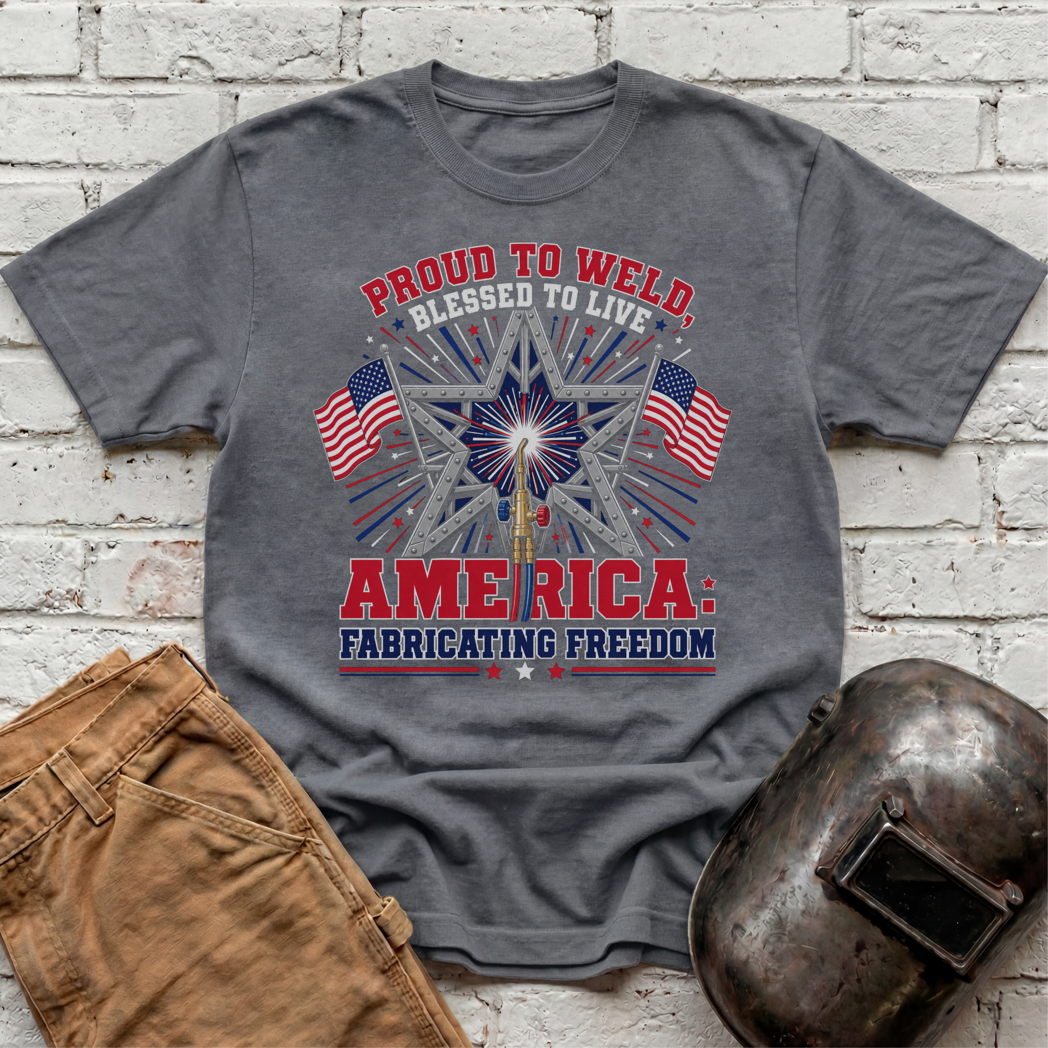 Proud To Weld America T-shirt