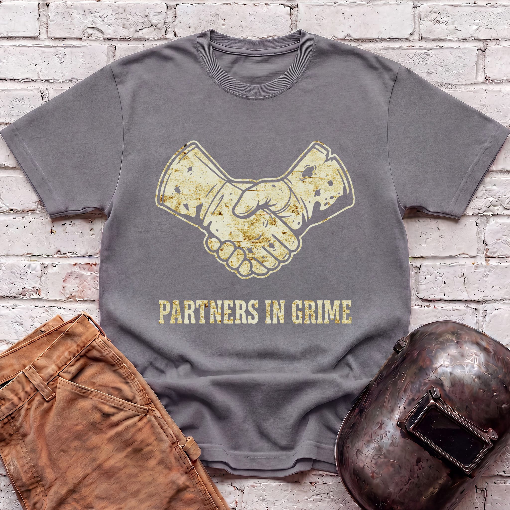 Handshake Partners in Grime T-shirt