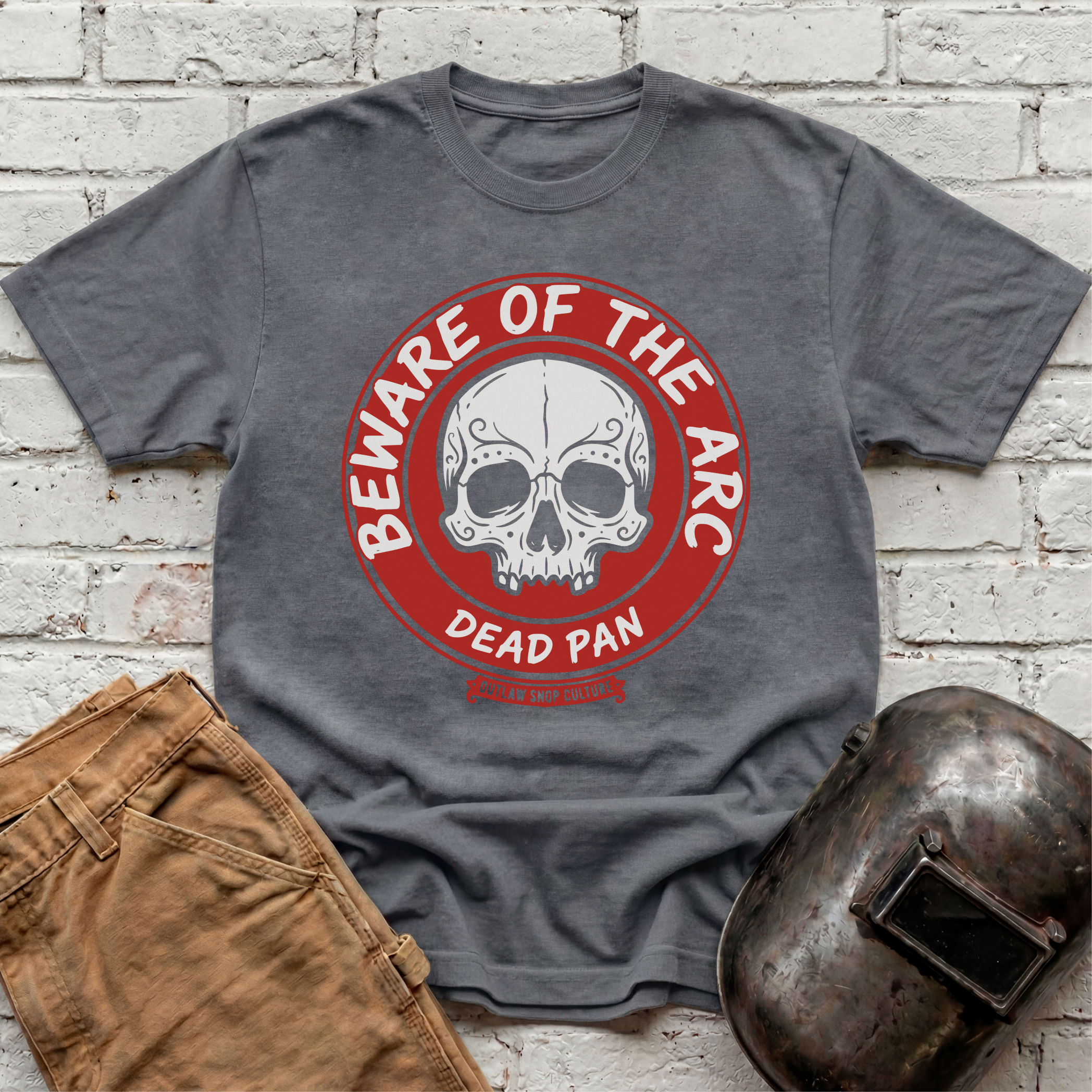 BEWARE Of The ARC Dead Pan T-shirt