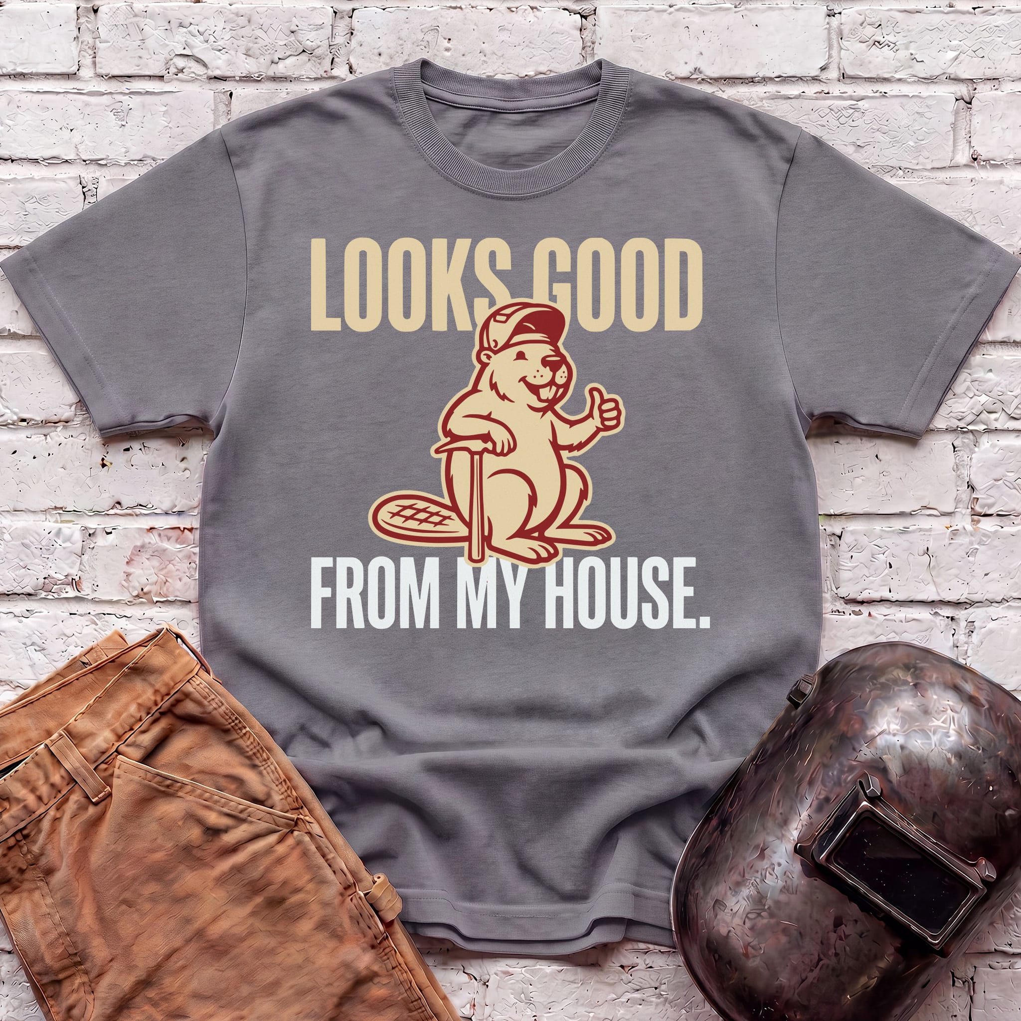 Looks GOOD from MY HOUSE Beaver T-shirt