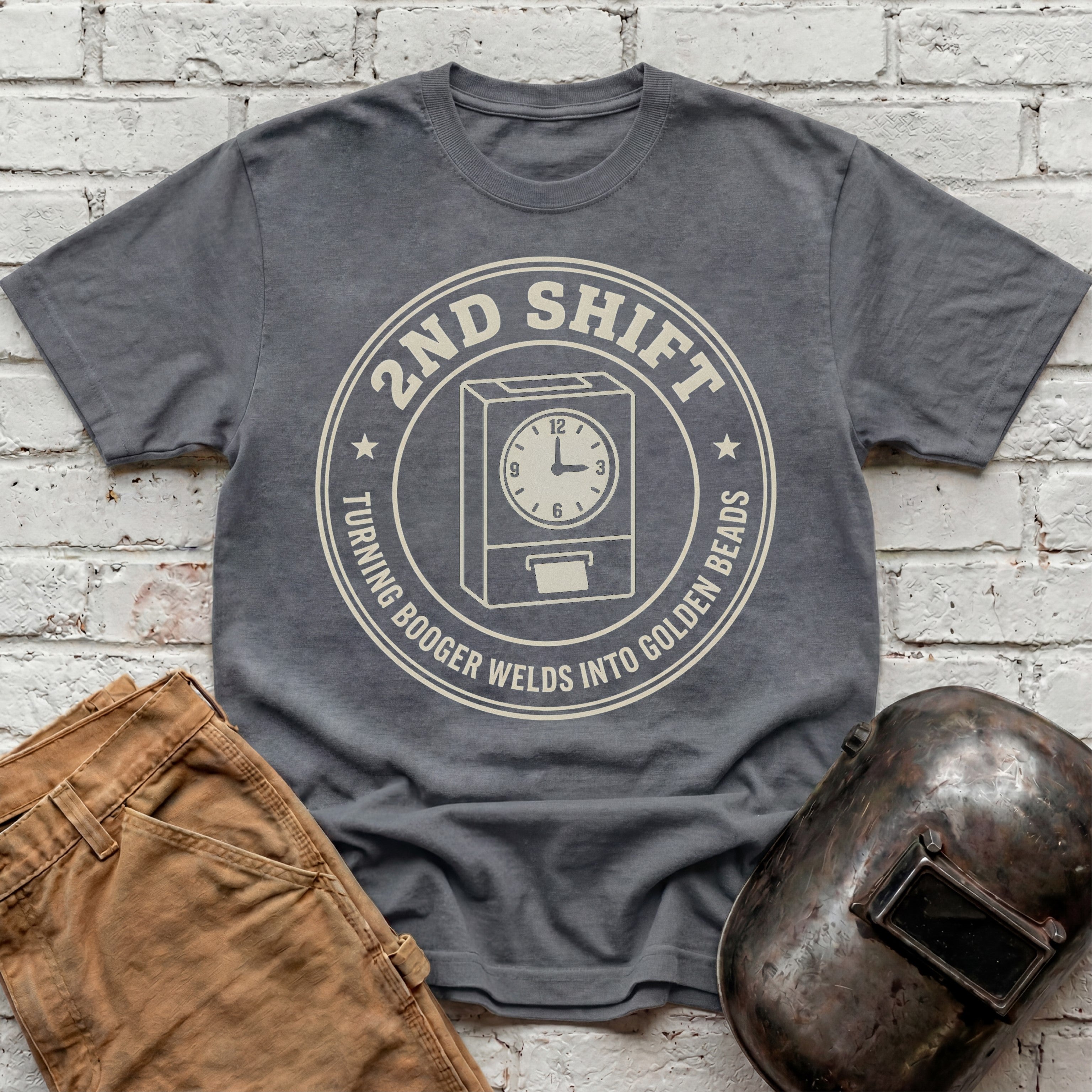 2nd shift clock T-shirt