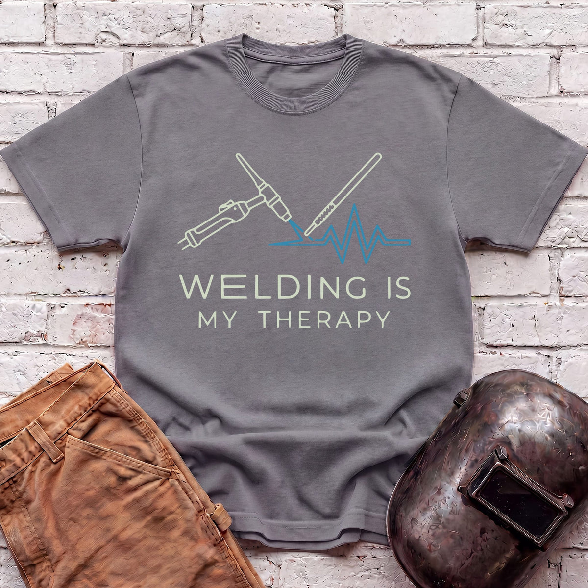 Welding Is My Therapy T-shirt