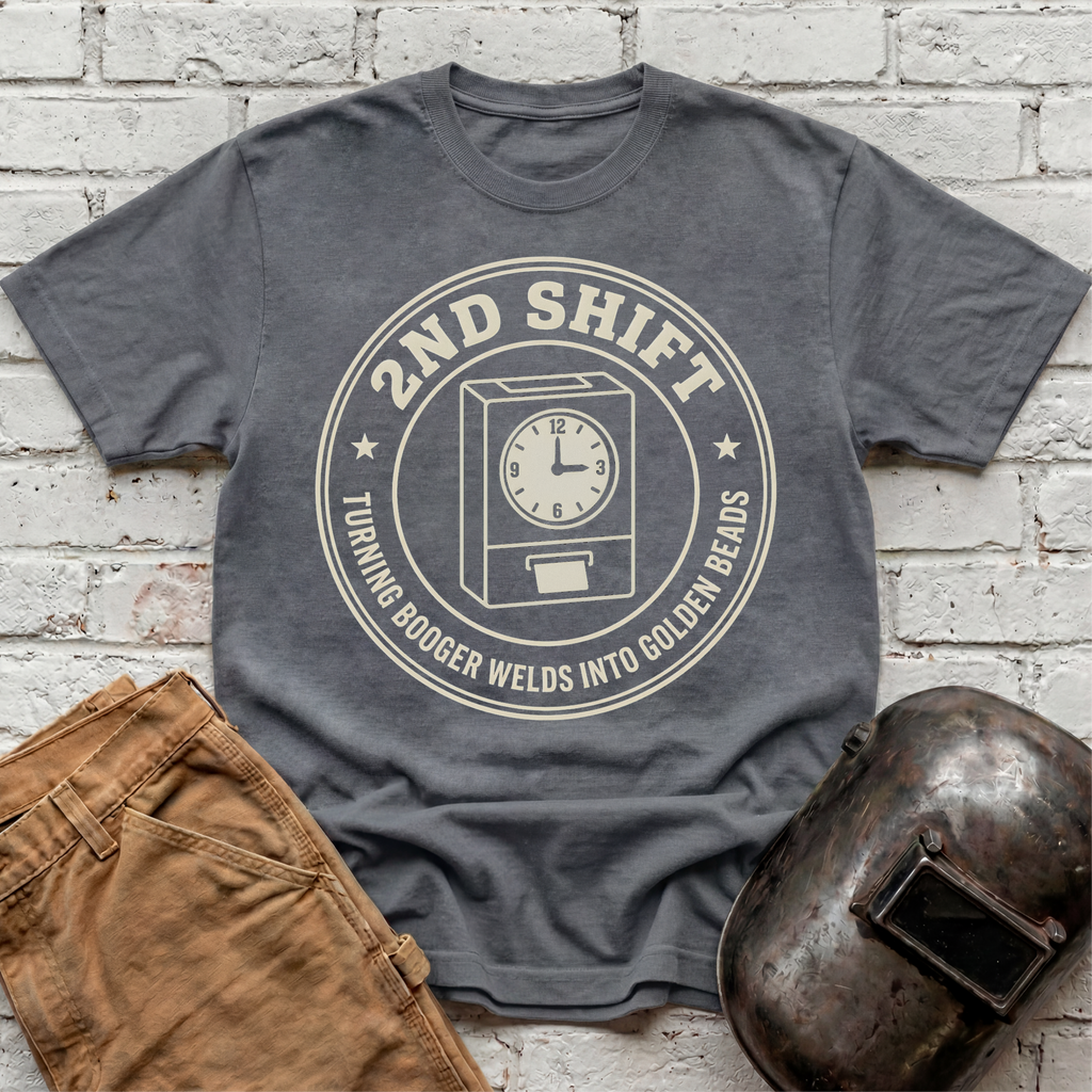 2nd shift clock T-shirt