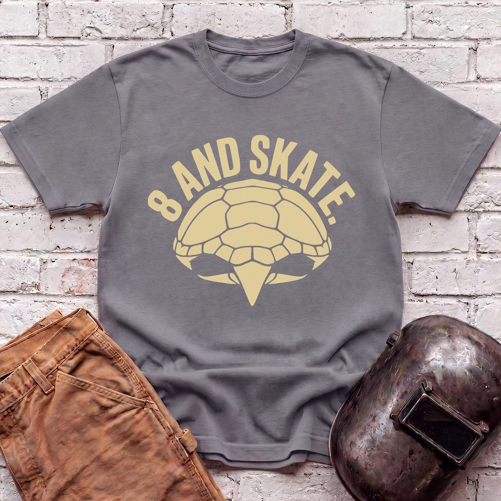 8 AND SKATE Turtle T-shirt