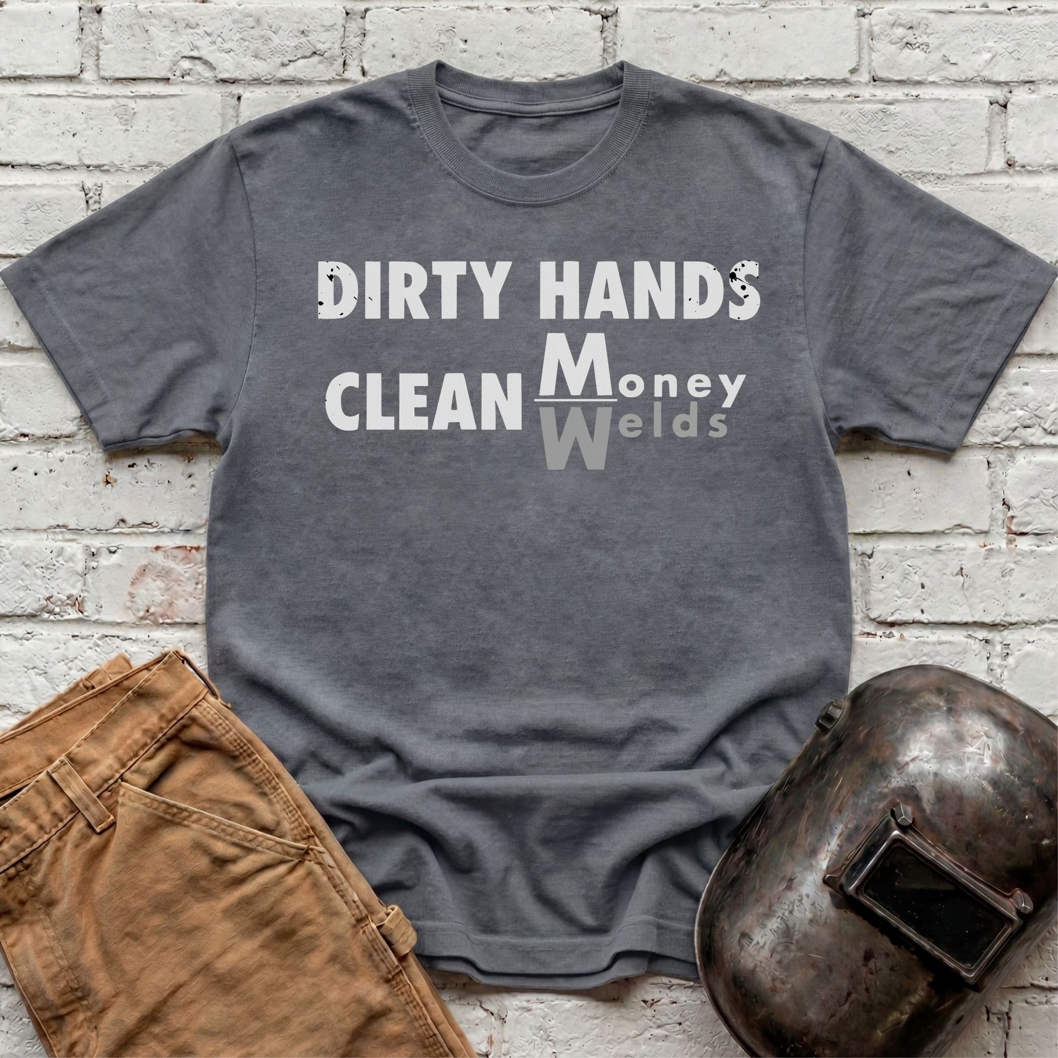 Dirty Hands Clean Money/Welds T-shirt