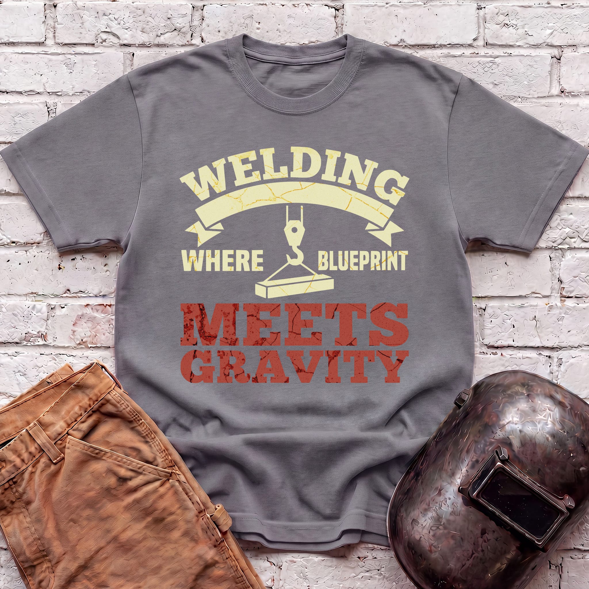 Where Blueprint Meets Gravity T-shirt