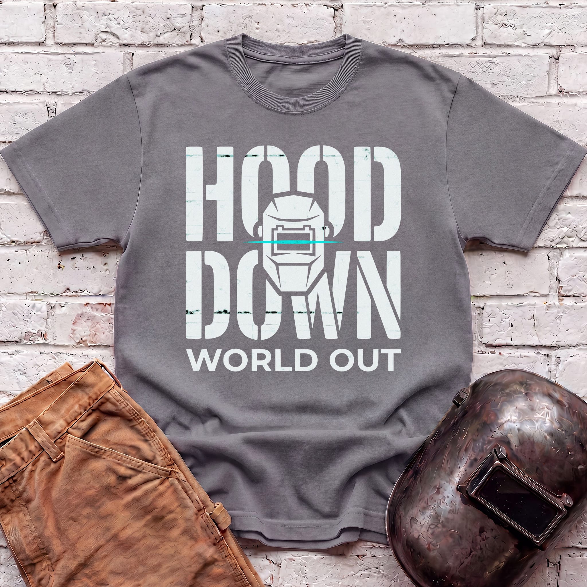 HOOD DOWN World Out T-shirt