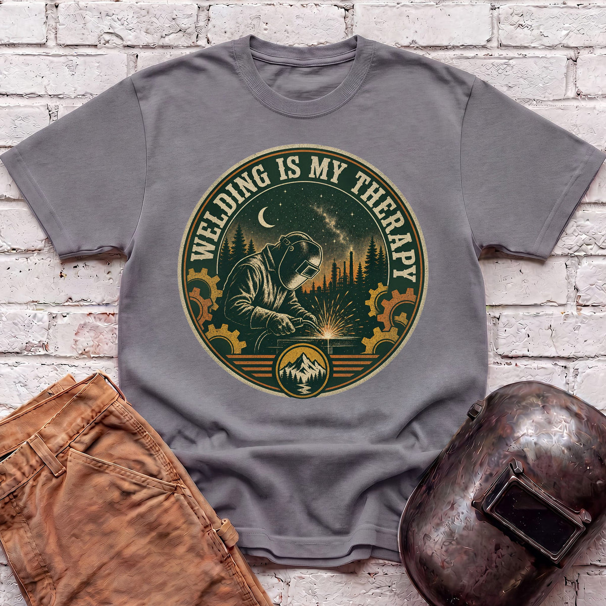 Welding Is My Therapy T-shirt