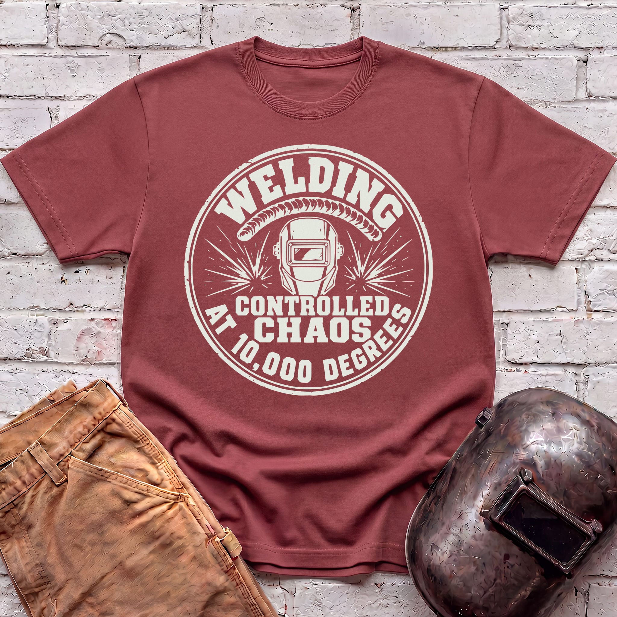 Controlled Chaos at 10'000 F T-shirt