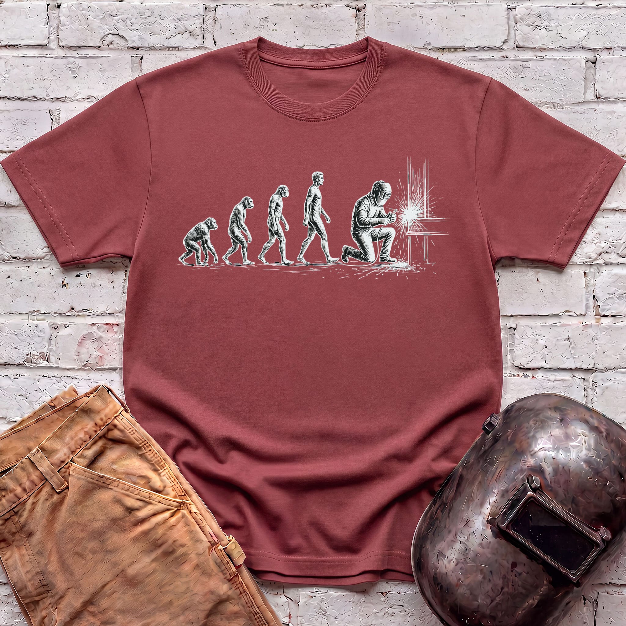 Welder evolution T-shirt