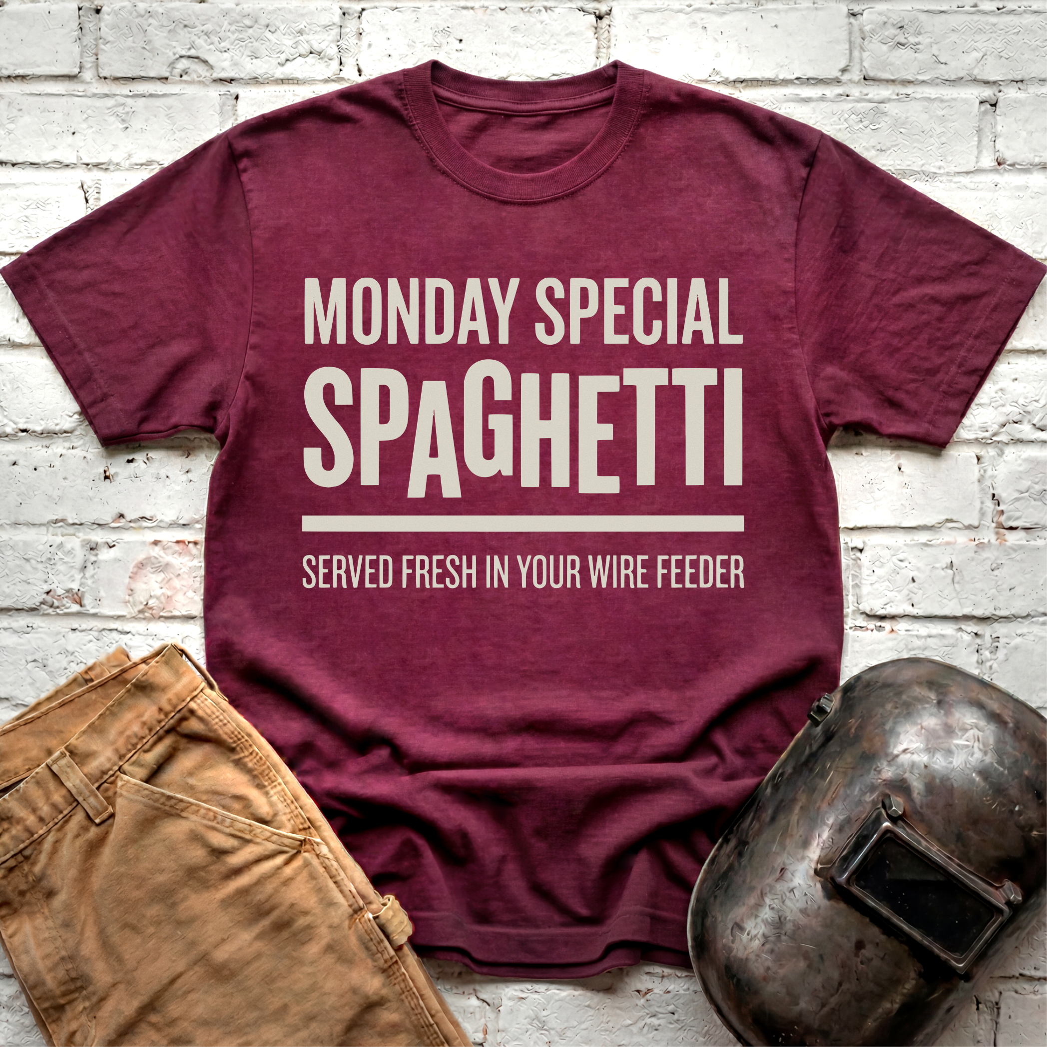 Monday special SPAGHETTI in your WIRE FEED T-shirt