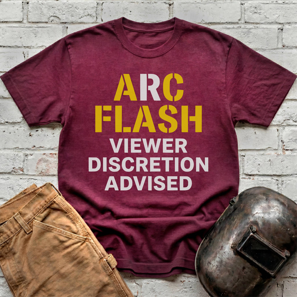ARC FLASH Viewer Discretion Advised T-shirt
