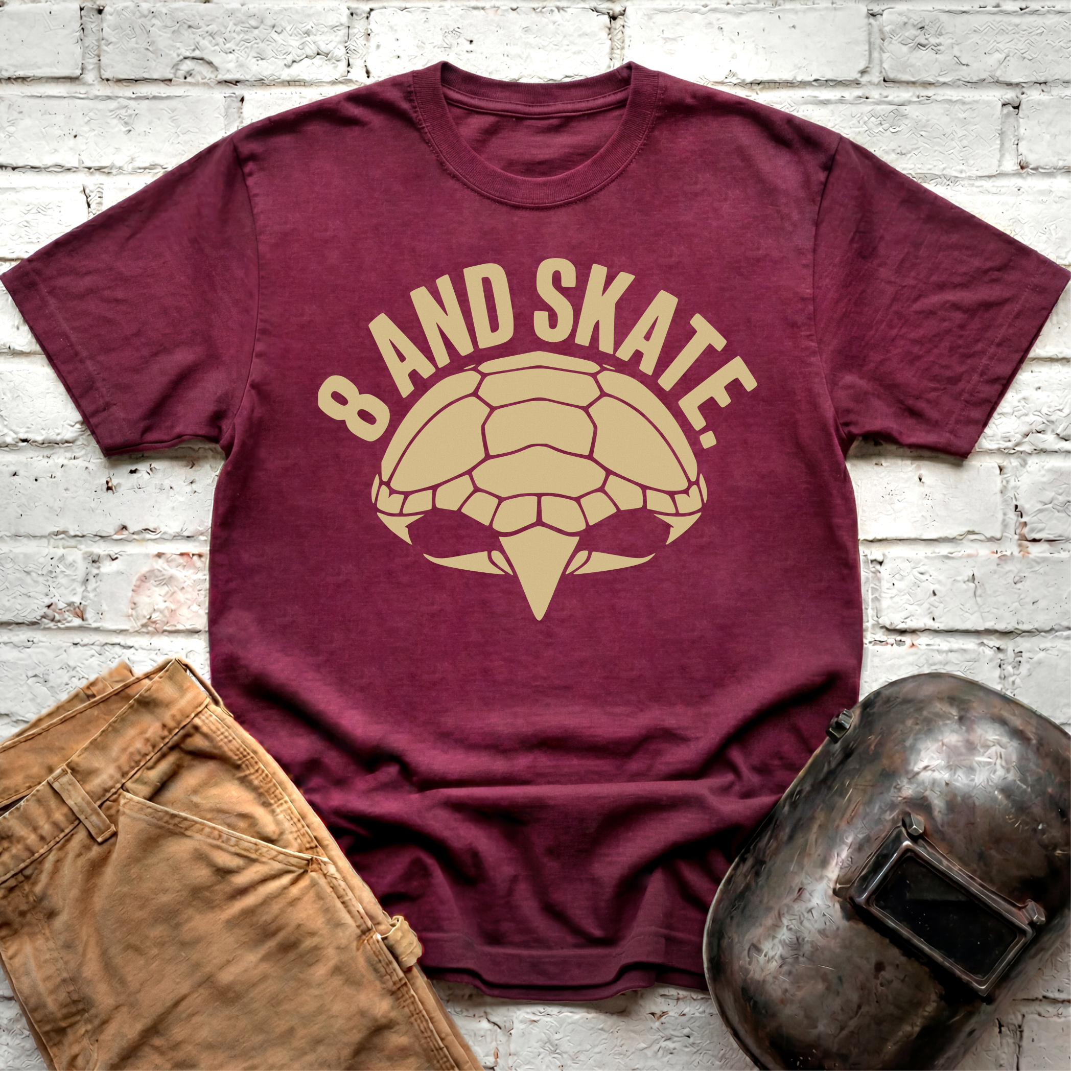 8 AND SKATE Turtle T-shirt