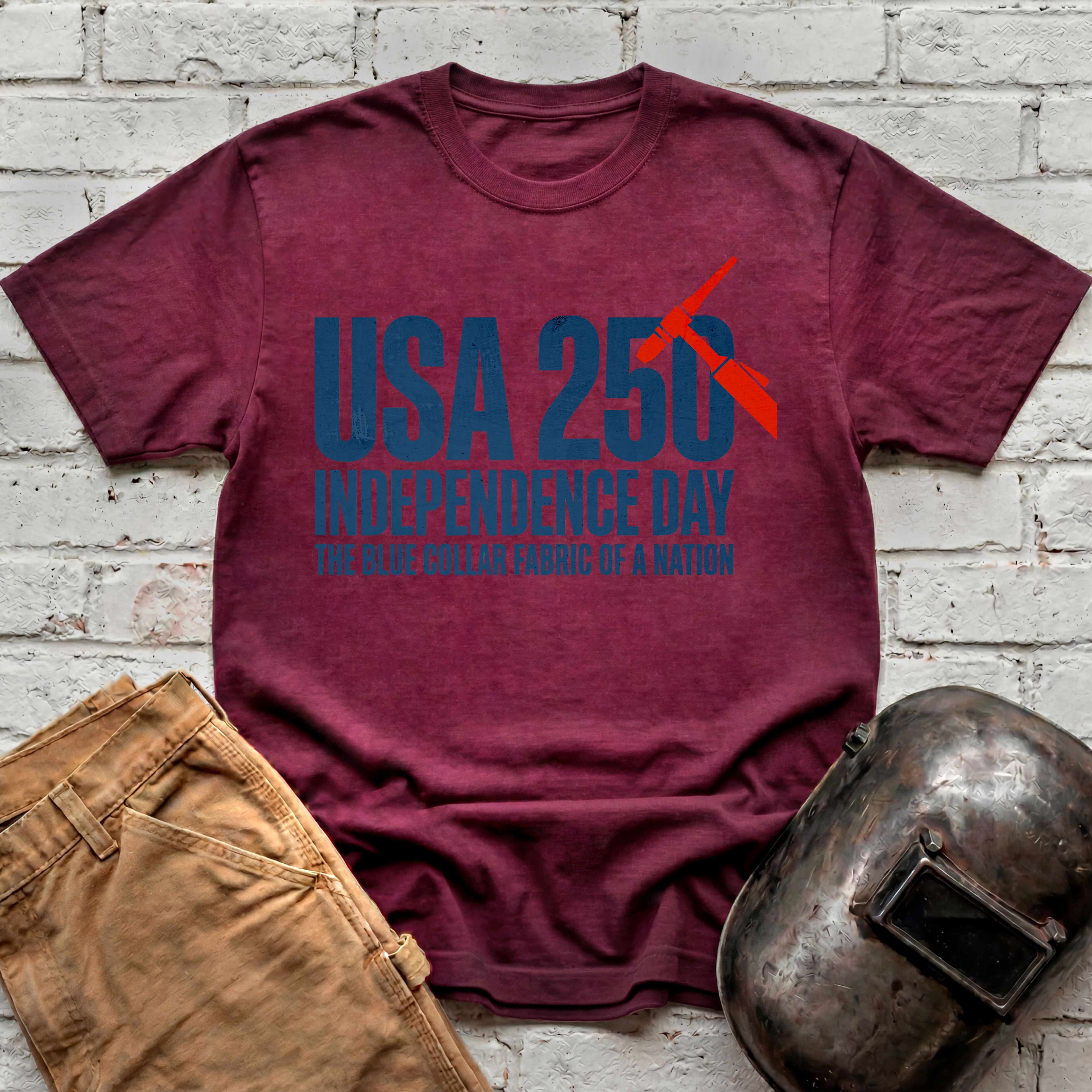 USA 250 Blue Collar T-shirt