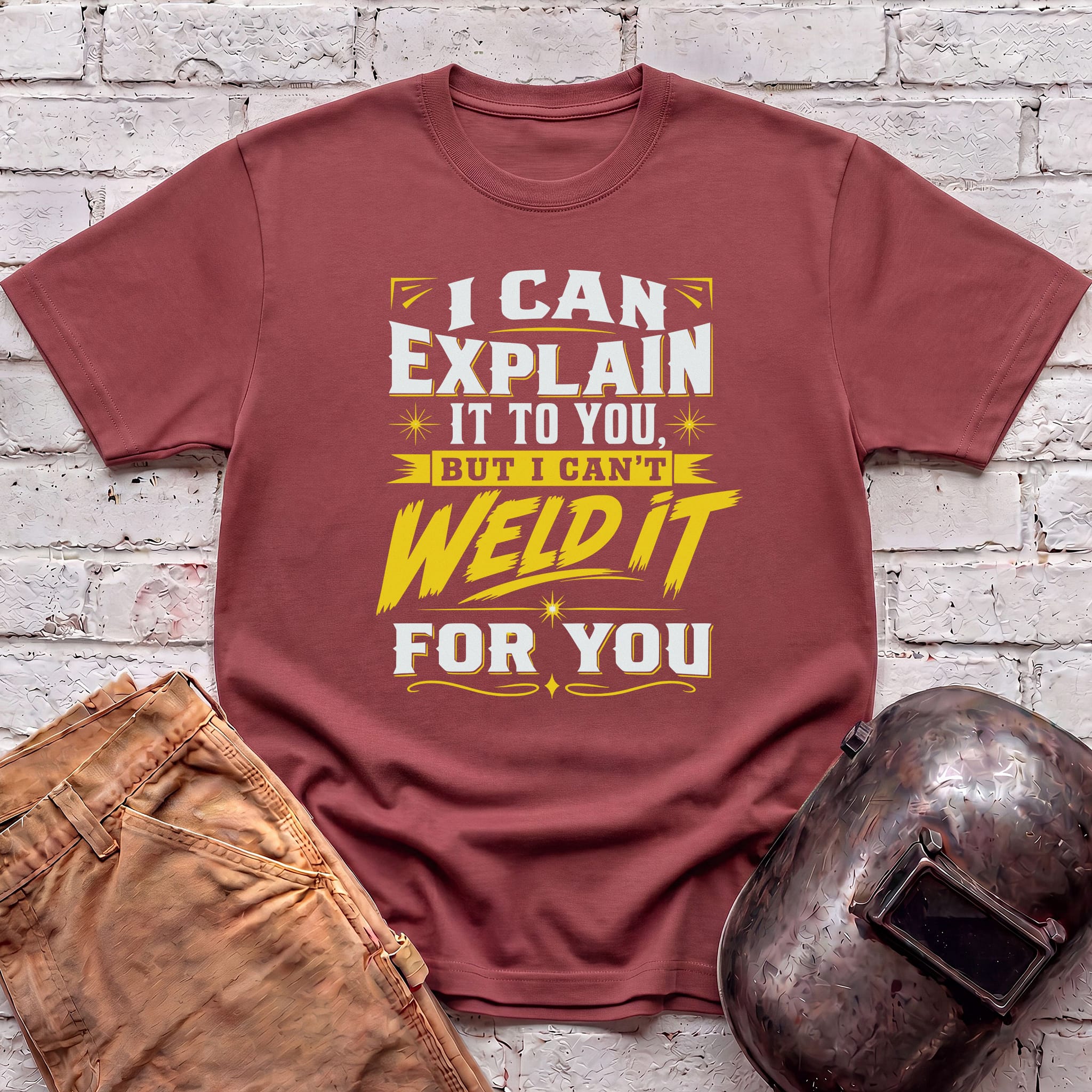 I can explain it too... T-shirt