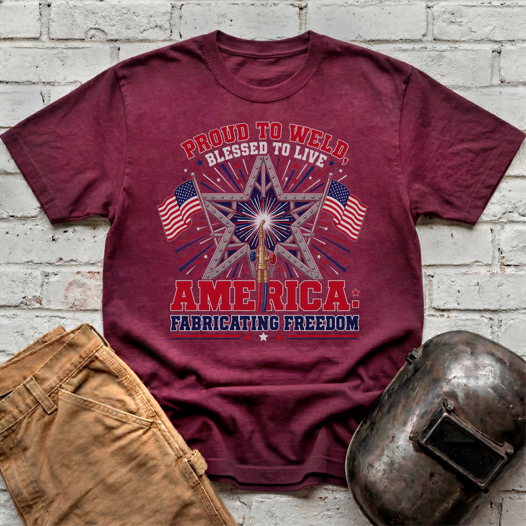 Proud To Weld America T-shirt