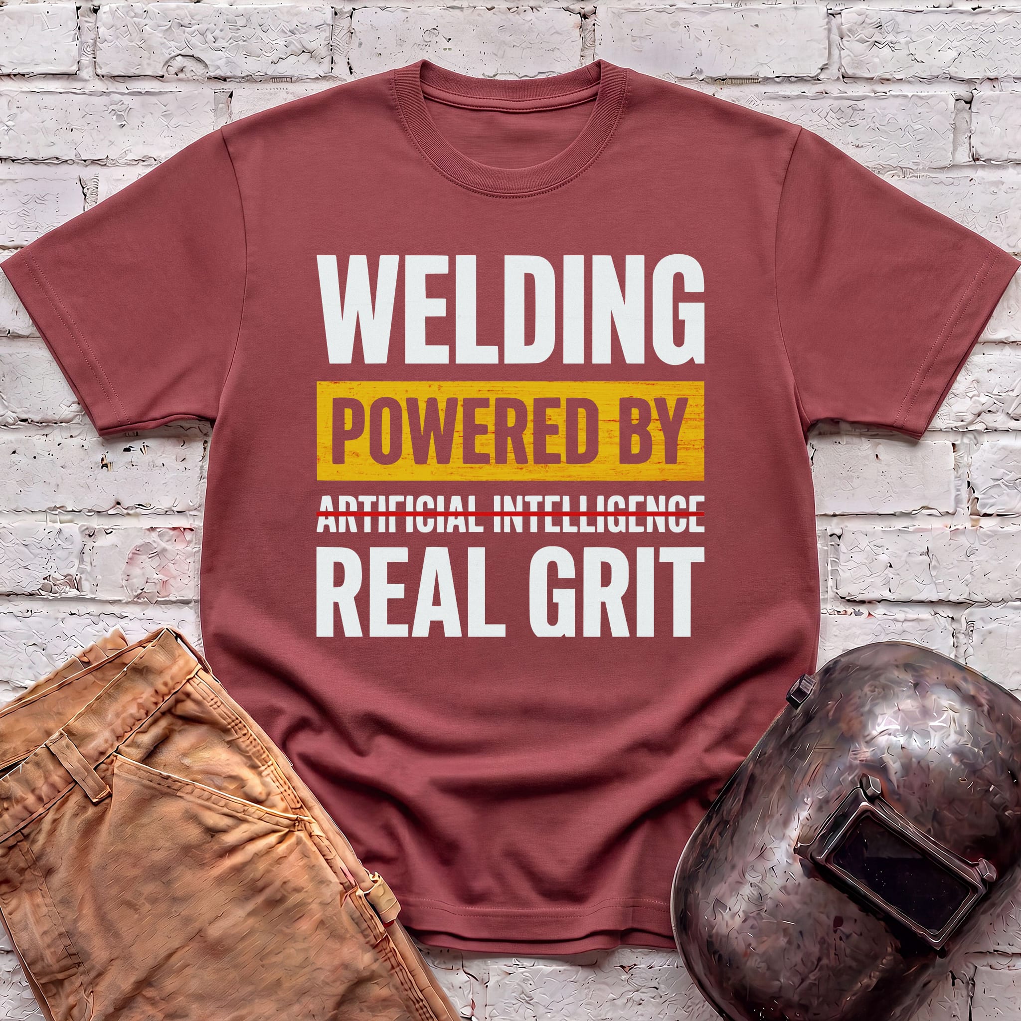 Welding Powered by Real Grit T-shirt