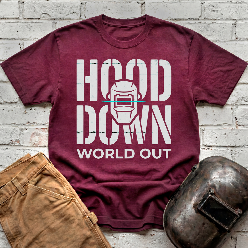 HOOD DOWN World Out T-shirt