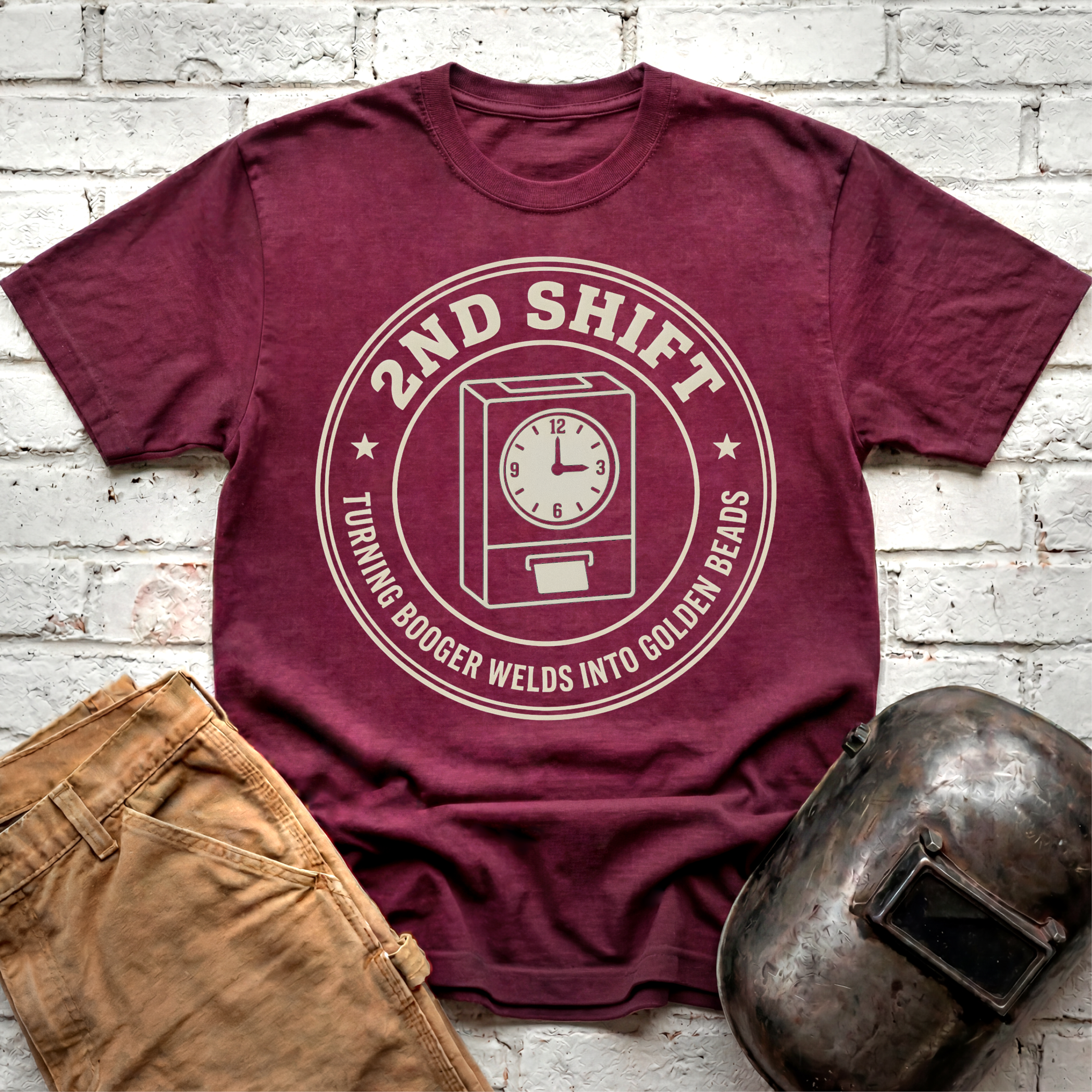2nd shift clock T-shirt