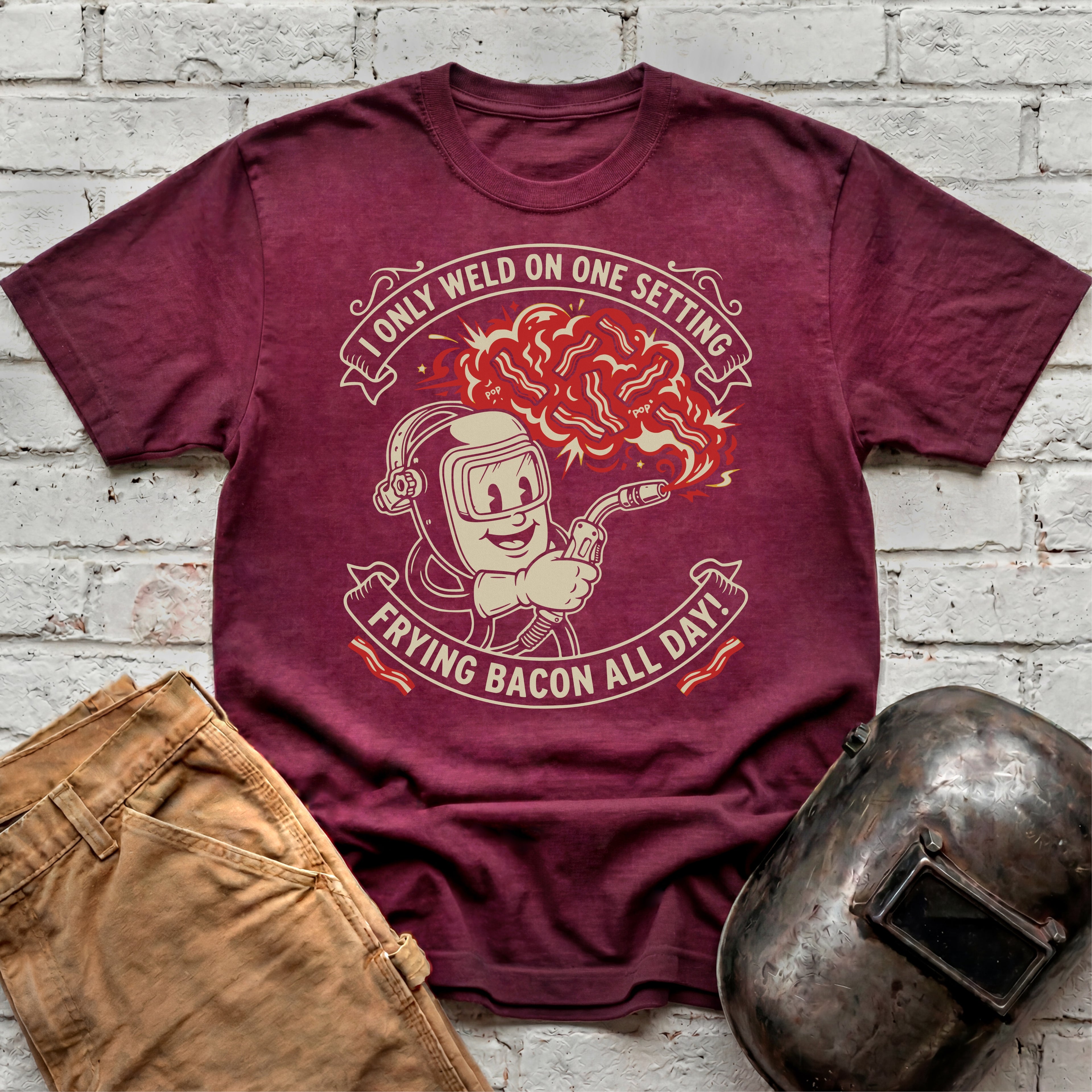 FRYING BACON ALL DAY T-shirt