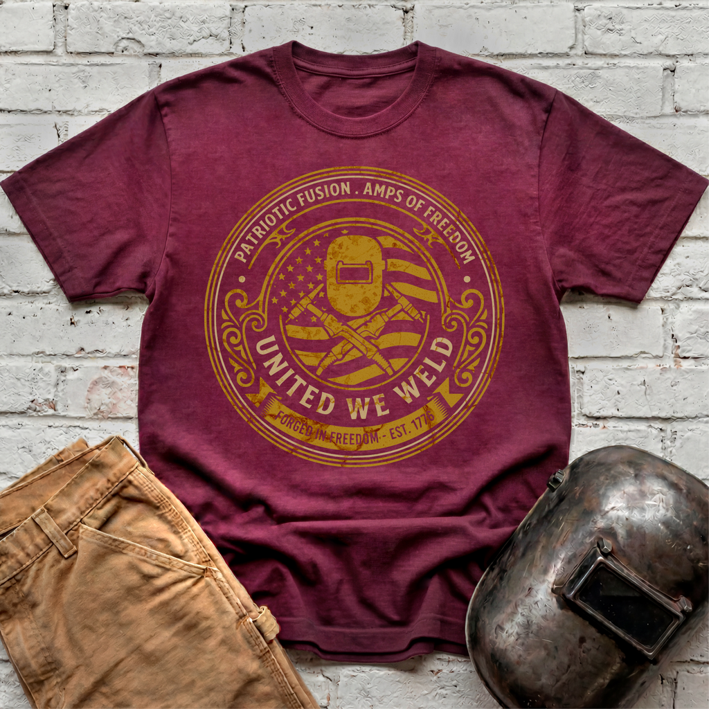 United We Weld Badge T-shirt