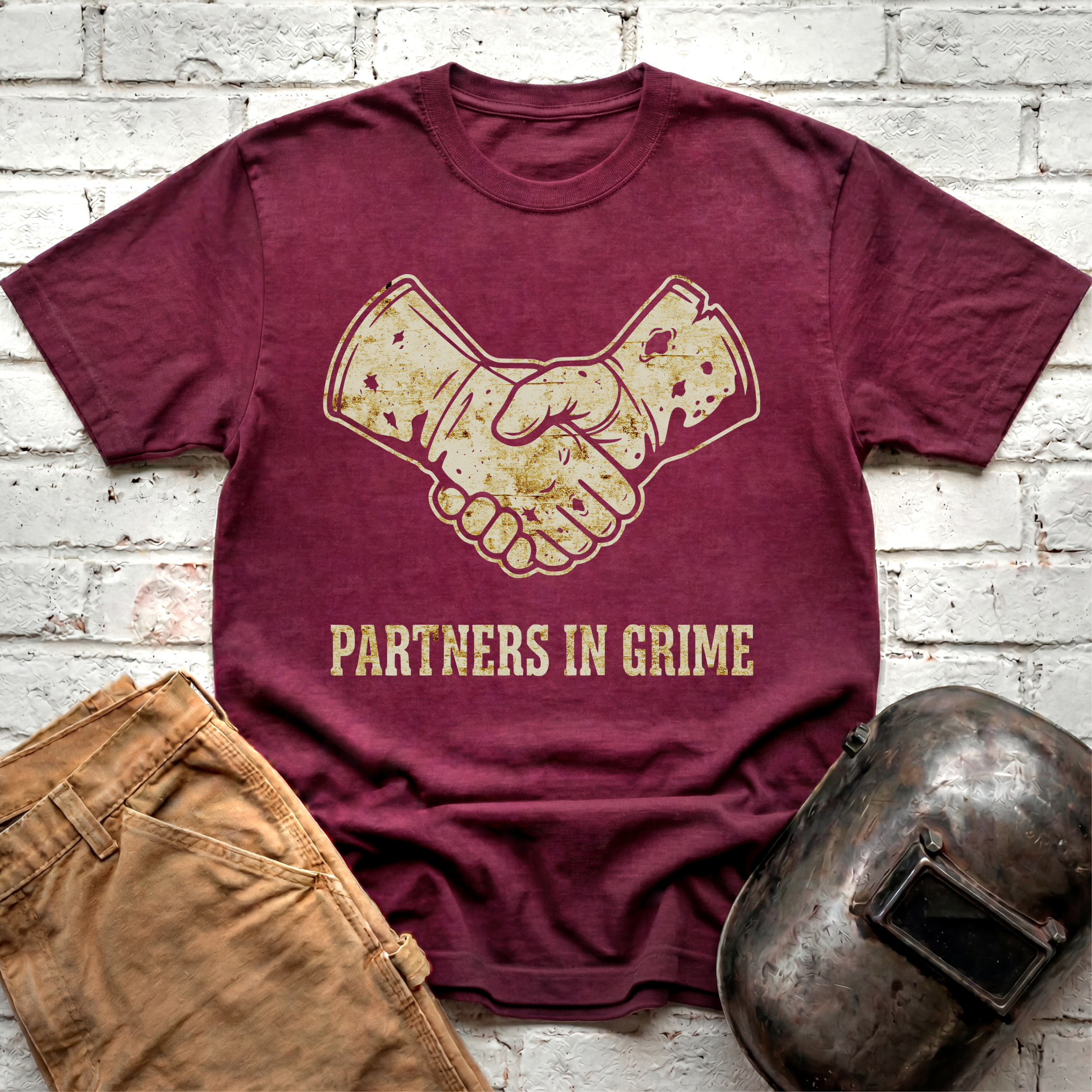 Handshake Partners in Grime T-shirt