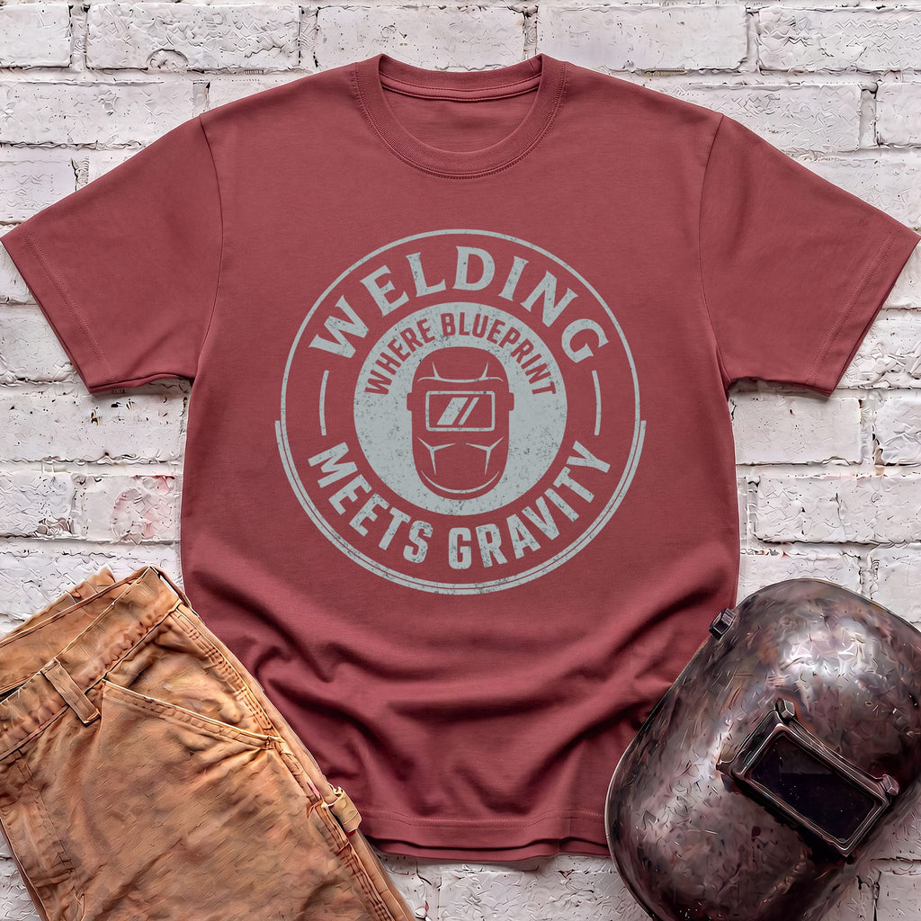Where Blueprint Meets Gravity T-shirt