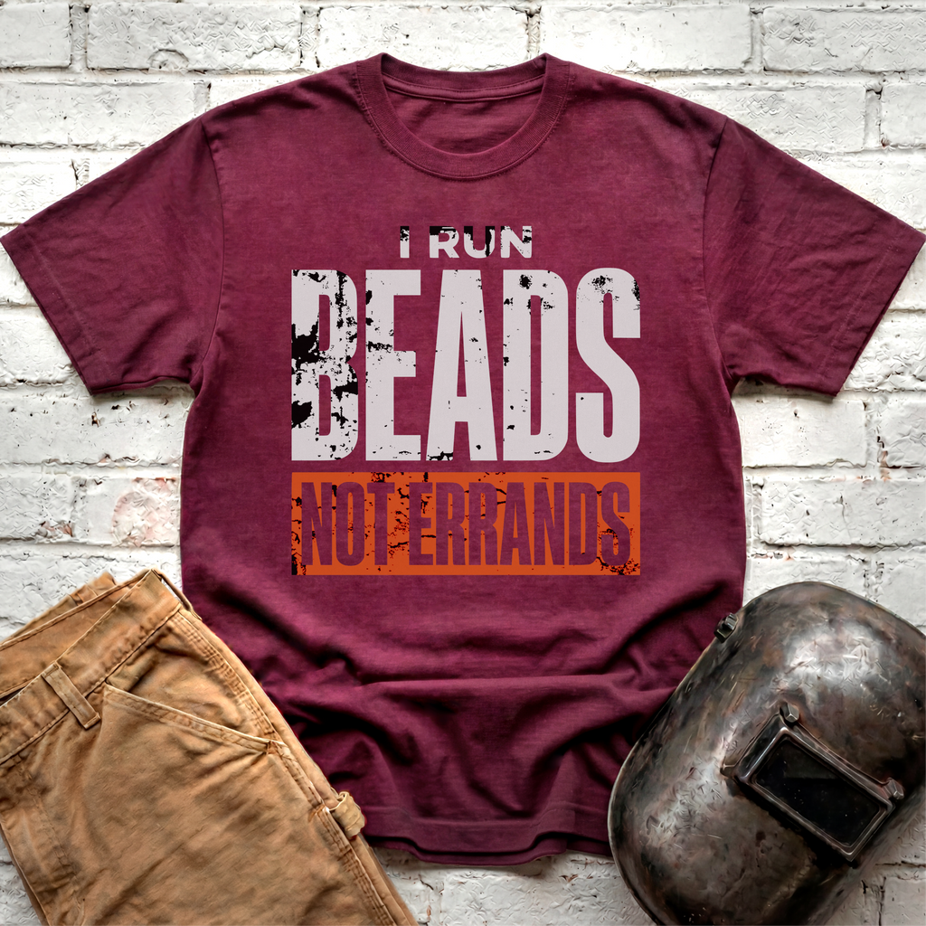 I run BEADS T-shirt