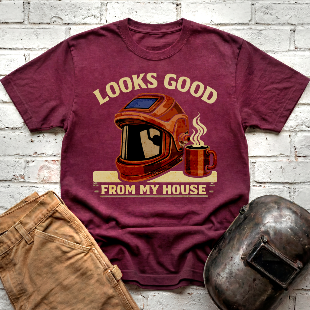 Looks good from my house with coffee T-shirt