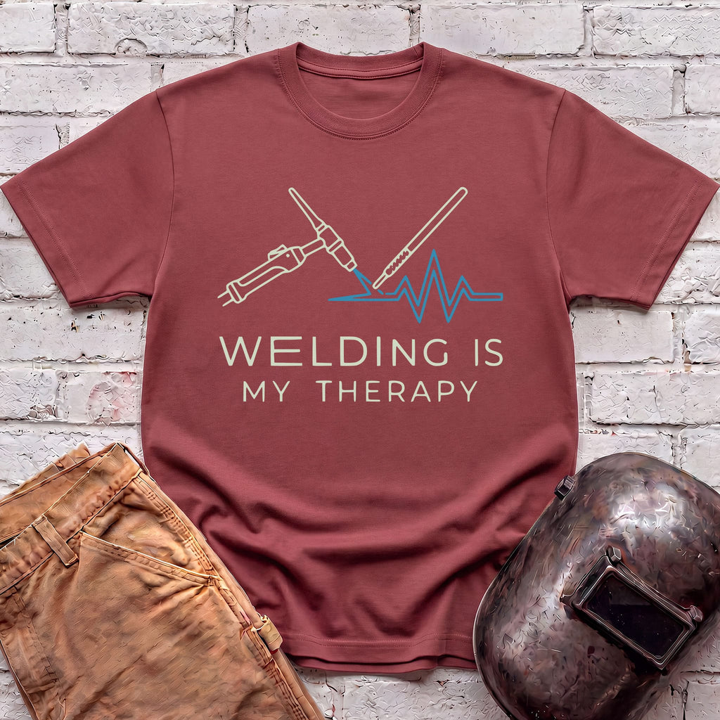Welding Is My Therapy T-shirt