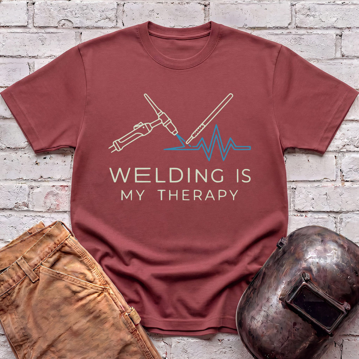 Welding Is My Therapy T-shirt