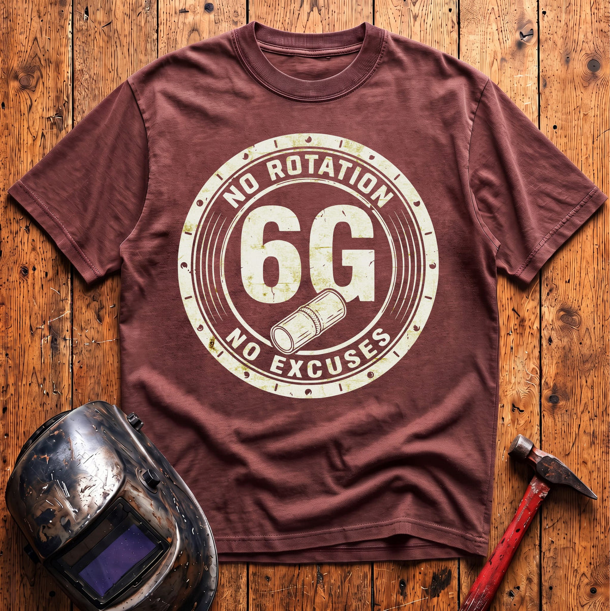 6G NO Rotation NO Excuses T-shirt