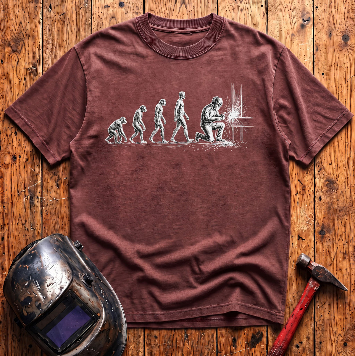 Welder evolution T-shirt